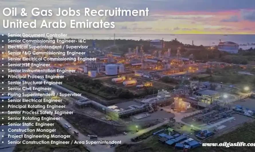 Petrophysics, Reservoir Engineering, Petroleum Engineering , Drilling Engineering and HSE Jobs