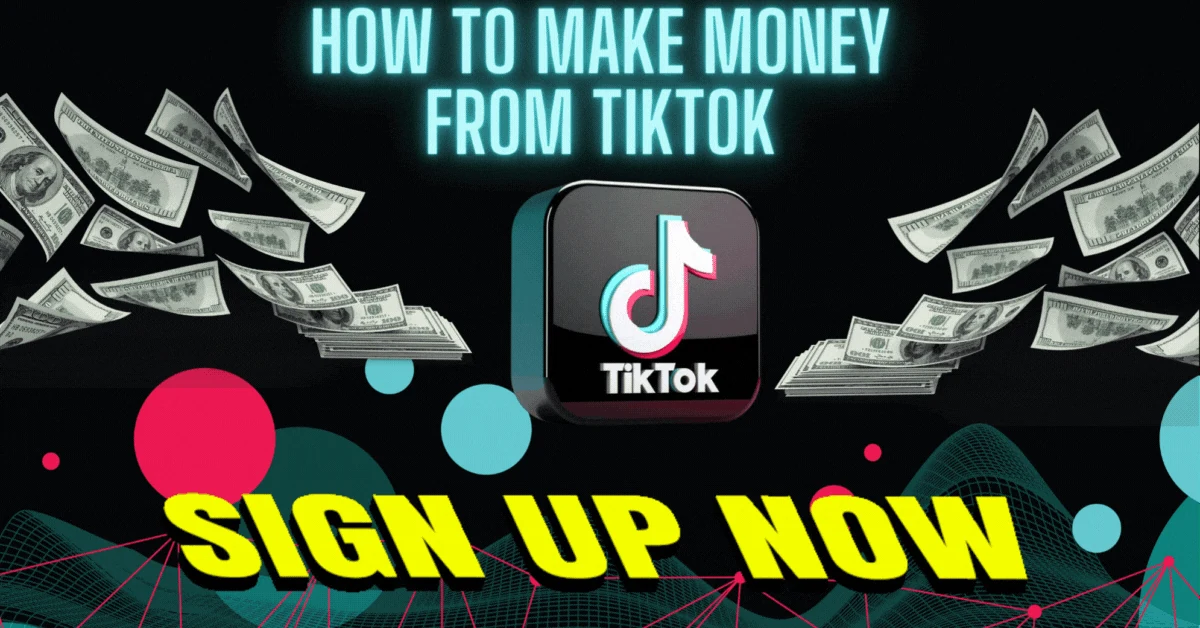 Download Tiktok Mobile app and Earn Money