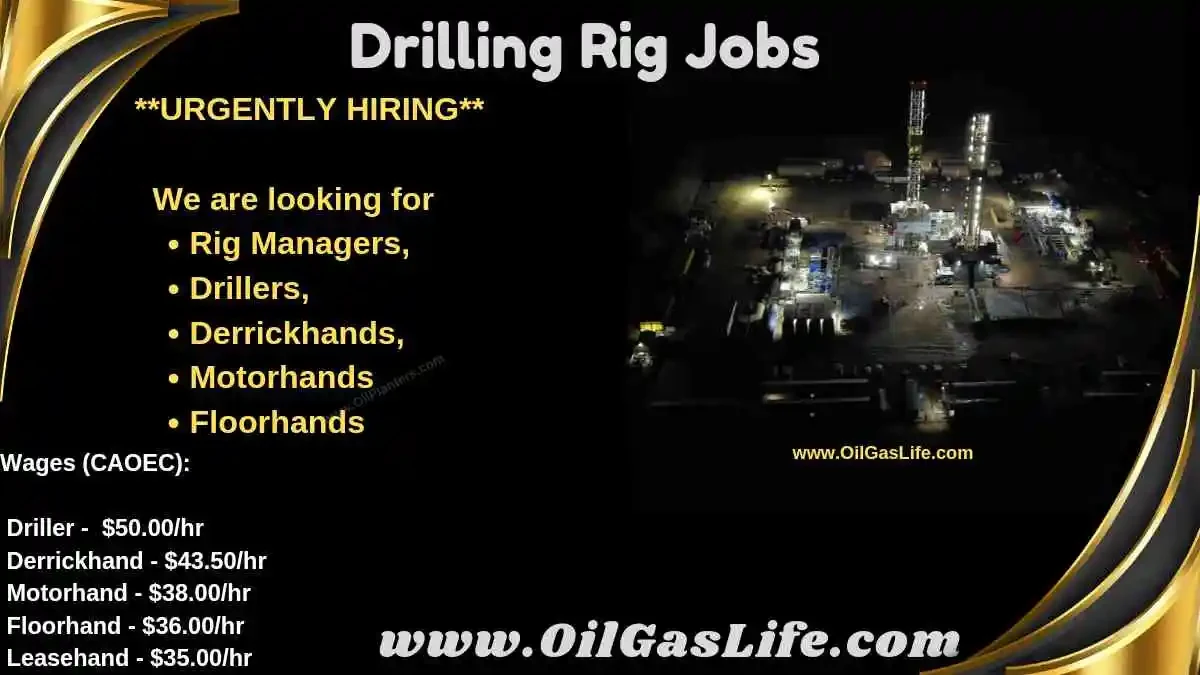 Drilling Rig Jobs