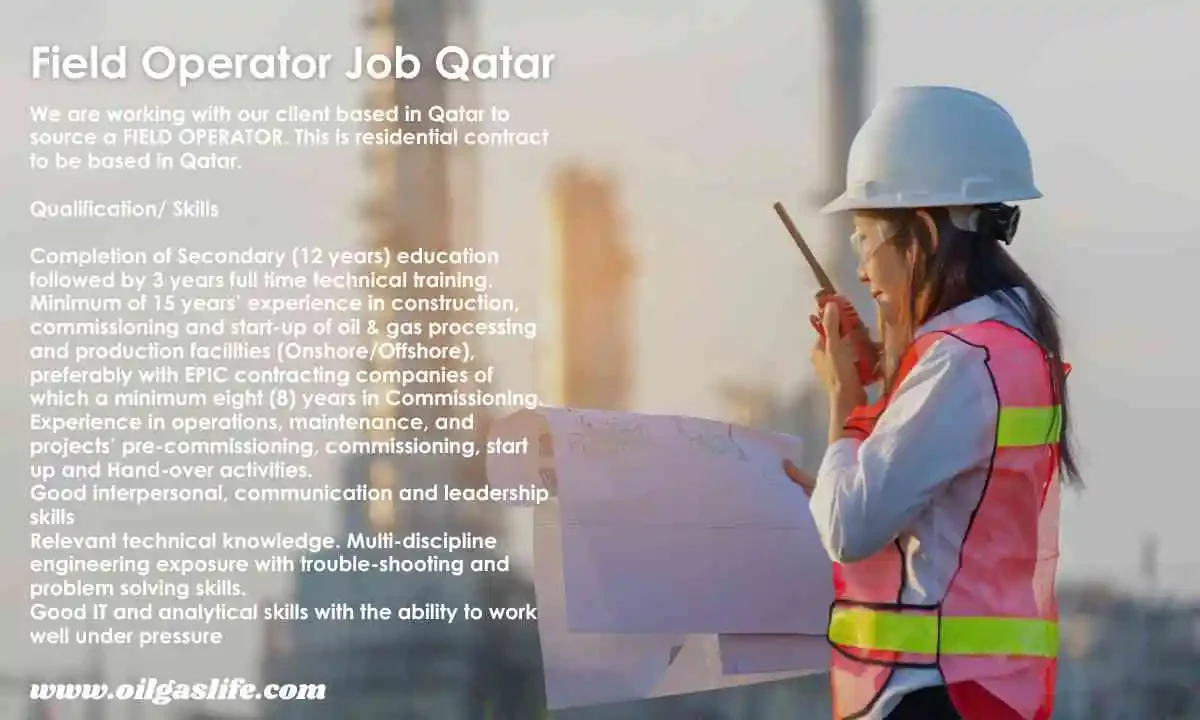 Field Operator Job Qatar