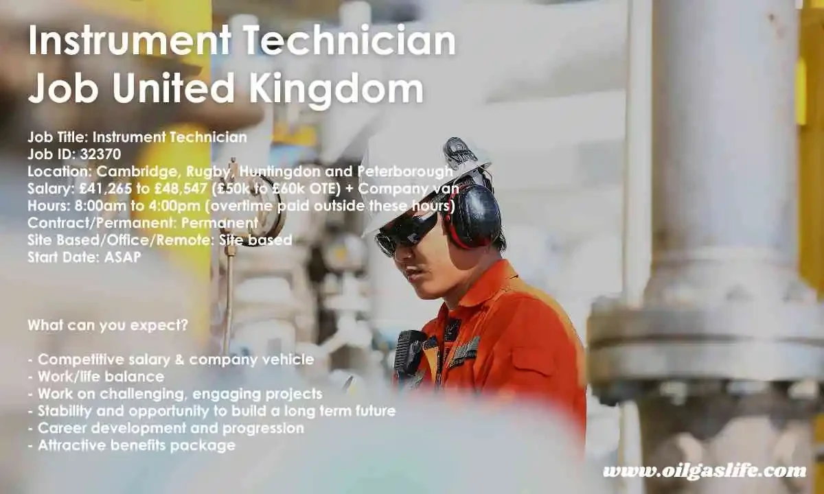 Instrument Technician Job United Kingdom