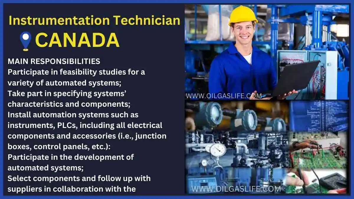Instrumentation Technician Job Canada