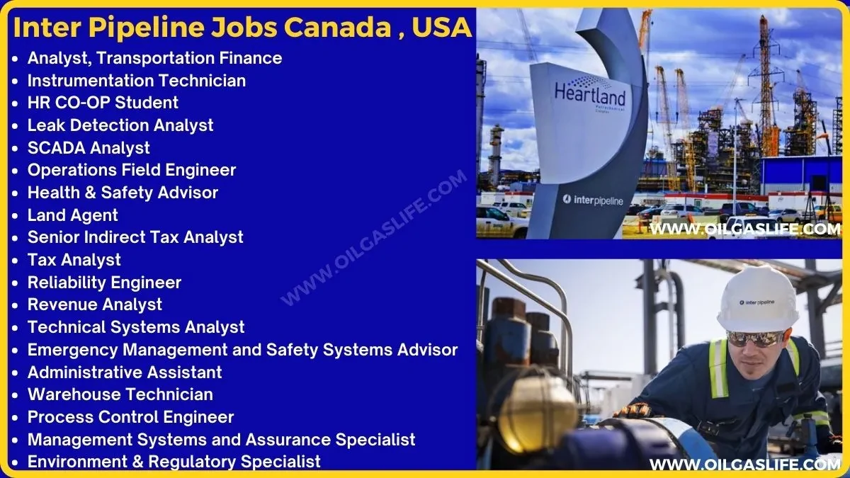 Inter Pipeline Jobs Canada USA