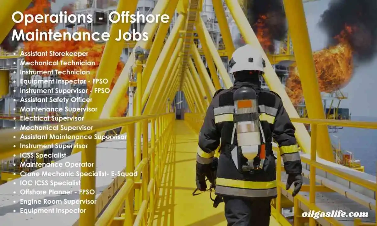 Operations – Offshore Maintenance Jobs